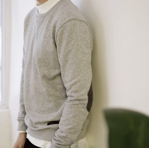 Boysnextdoor Patchwork Sweater grey